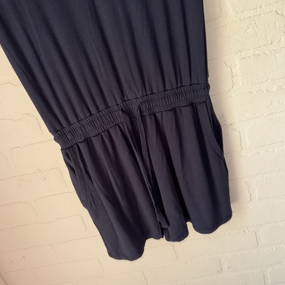 Daily Ritual romper shorts Super Soft Terry short Sleeve Black Size small - Picture 4 of 4